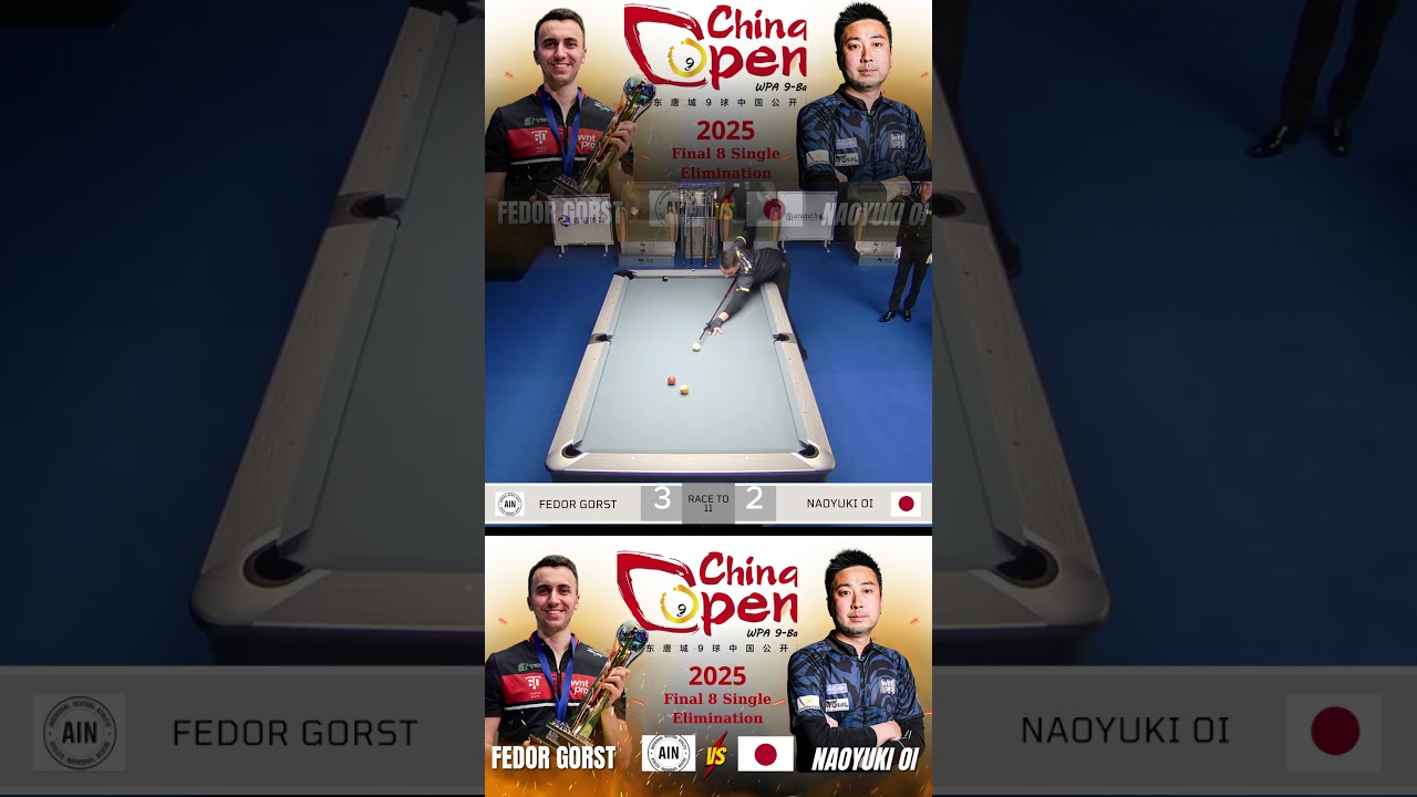 🔥 Fedor Gorst vs Naoyuki Oi | 1/8 Final | China Open 2025