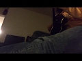 playing acoustic guitar very badly