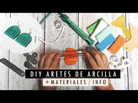 Video: Hacemos Joyas De Arcilla Polimérica. Pendientes De Fantasía