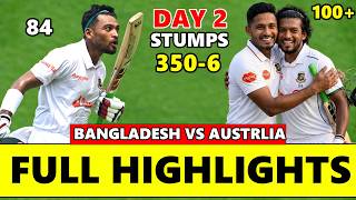 Bangladesh vs Australia 1st Test Match Day 2 Full Highlights 2026 Bangladesh vs Australia 1st Test Match Day 2 Full Highlights 2026