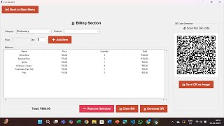 Eco Receipt – Python Console App | Generate PDF Receipts with QR Codes | Mini Project screenshot 1