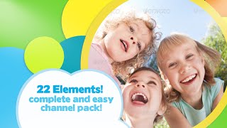 Kids And Teens Youtuber | After Effects Template | Complete Broadcast Channel Pack