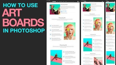 How to Use Artboards in Photoshop (UX / UI / Web Design in Photoshop)