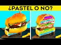 ¿PASTEL O NO? Ideas increíbles con comida y recetas de postres que adorarás