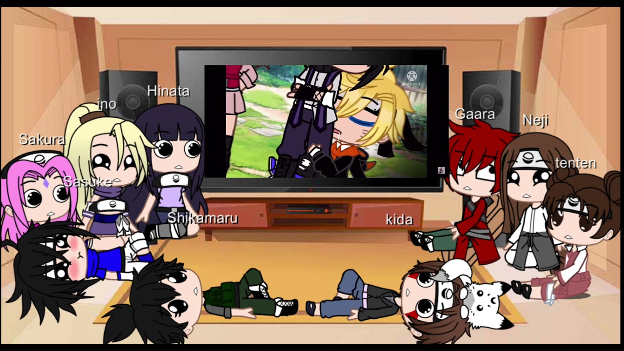 Narutos friends reacts to the golden family |•Blueberry Blue Afton•| 