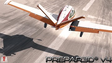 A2A Accu-Sim Beechcraft Bonanza V-Tail 35B Prepar3D v 4.3 Hun / Eng #03