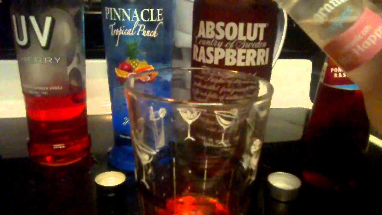 Making a fruity mix drink YouTube
