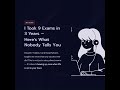 HOW I TOOK 9 EXAMS IN 3 YEARS | Success, Failure &amp; Resilience