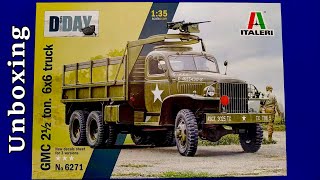 GMC 2,5 ton. 6x6 truck | Italeri | 1/35 | Unboxing 📦