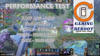 AMD A10 7800 + GTX 1060 6GB Performance Test #benchmark #gaming #pcgaming #pcsetup #cheappc