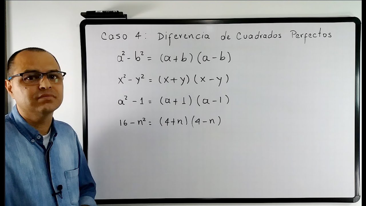 Diferencia de Cuadrados perfectos, Casos especiales ejemplo 3 - YouTube