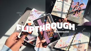 journal flipthrough 🌷✨ my first completed 6-ring binder!