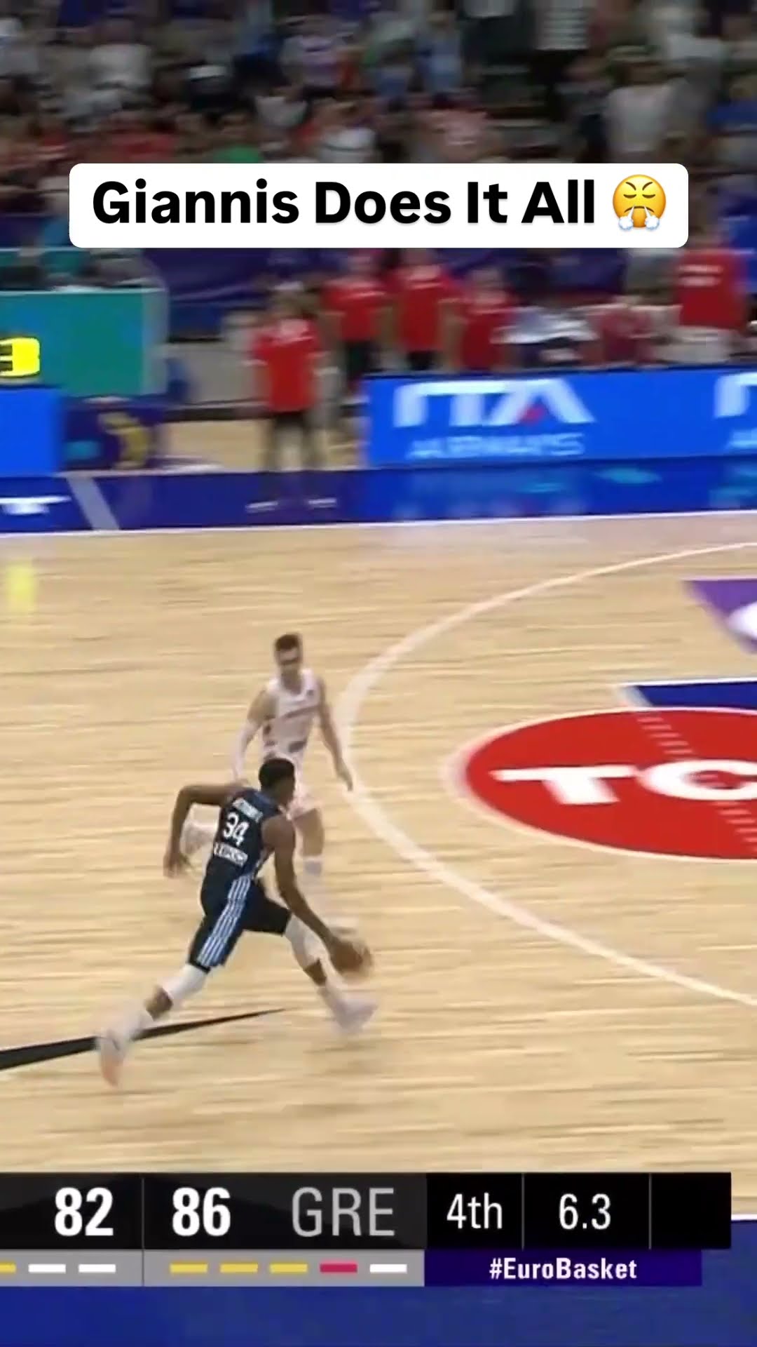 The Greek Freak sealed the game on both ends of the floor ??