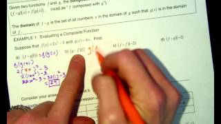 6.1-1 Composite Functions Example 1