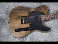 Sounds: Partscaster Telecaster 2023 Brown Black Pine HH Hot Rails Fender 4-Way Switch Locking Tuners
