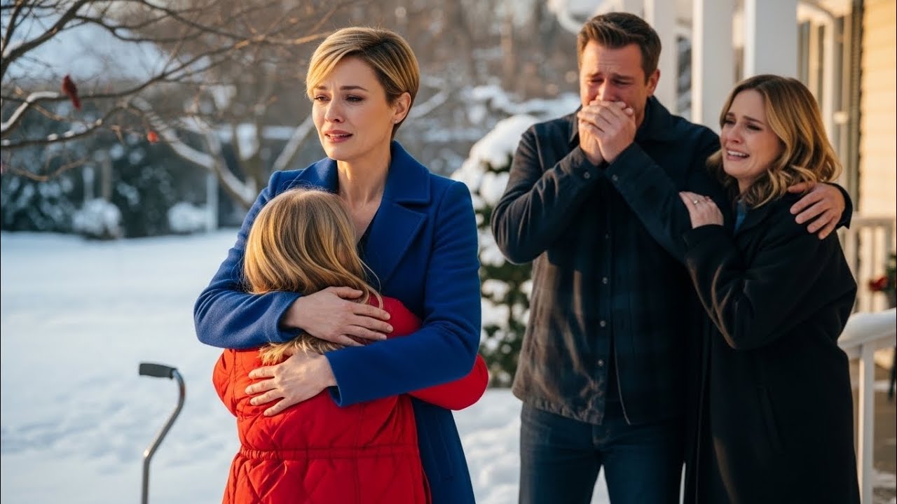 5-Year-Old Opens the Door on Christmas Morning… Then She Sees Her Mom for the First Time 😭🎄