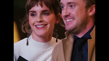 😍 Emma Watson and Tom Felton | Harry Potter Return to Hogwarts 🥰