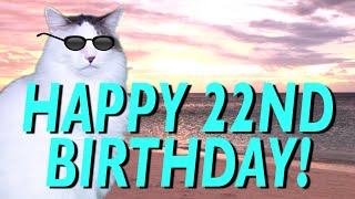HAPPY 22nd BIRTHDAY! - EPIC CAT Happy Birthday Song