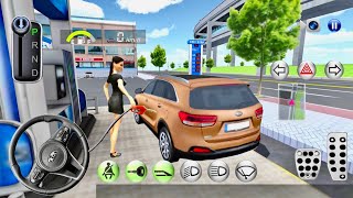 3D Car vs Bullet Train Statin #09 - 3D Car Driving Simulator - Android Gameplay screenshot 5