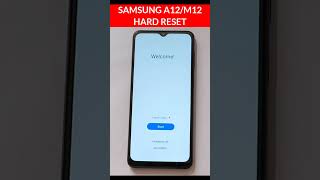Samsung A12/M12 Hard Reset/ Screen  Lock Remove