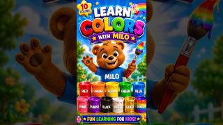 10 Colours Name for Kids | Learn Colors Name in English | Kids Education Cartoon 🌈 #youtubeshort