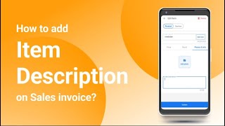 How to add Item Description on PayO App |  Best Billing Software | Inventory & Payments | English screenshot 3