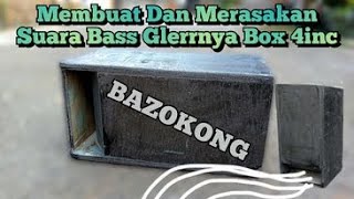 cara membuat box subwoofer untuk speaker 4 inc supaya suara bassnya mantap untuk pemula