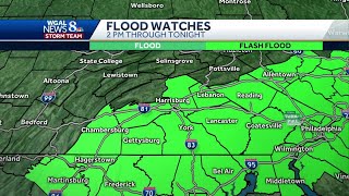Central Pennsylvania weather: Flash flood watch in effect