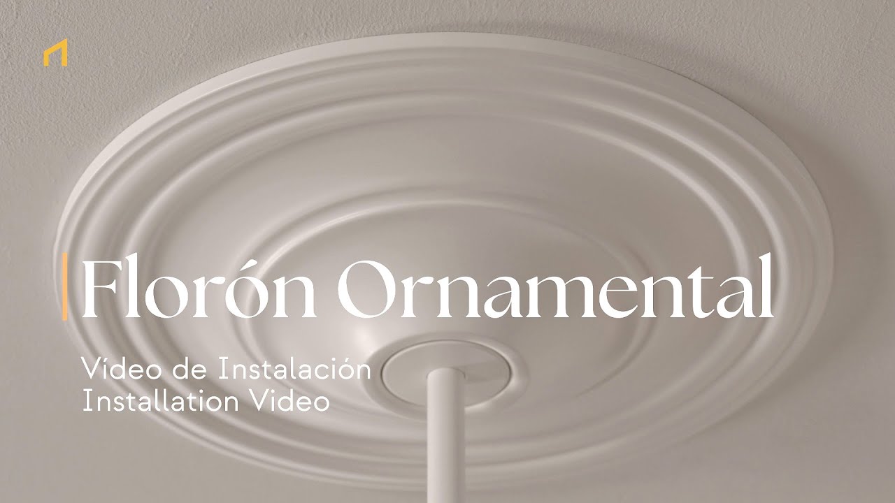 Sulion - Accesorios para ventiladores de techo - Instalación Florón ornamental