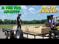 Overloaded ol betsy  vlog couple builds tiny house homesteading offgrid rv life rv living 