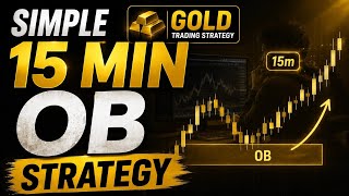 My Simple 15-Minute Order Block Strategy Explained 📈 || Simple Gold Trading strategy in malayalam 💸