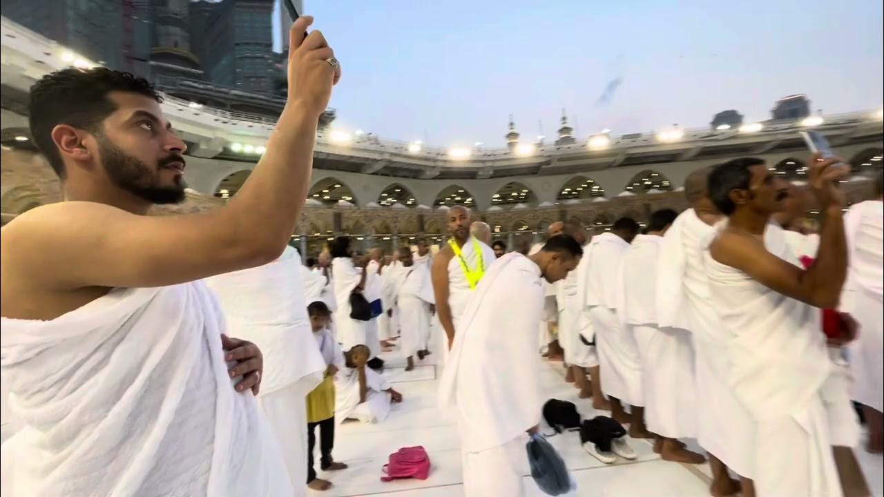 Maghrib Adhan in makkah/beautiful scens during adhan/ masjid e haram