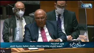 كلمة للتاريخ..وزير الخارجية المصري يكشف أمام مجلس الأمن كيف راوغت إثيوبيا للتهرب من اتفاق سد النهضة