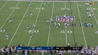 Giants Defense is just bad!! Giving up 3rd and 33 vs Rams 2017