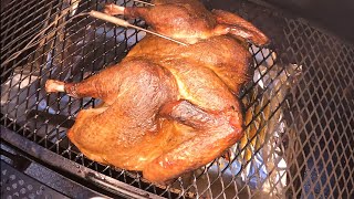 Smoked Spatchcocked Turkey in an Offset Smoker  Cooking with Oak Splits and Fire Management Tips