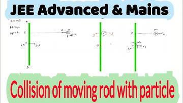 5) ANGULAR IMPULSE | A point mass m and a rod of mass 4m, length 4L are  moving opposite to