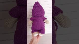 Вязаный Мишка в одежде #crochet #amigurumi #handmade #вязаниекрючком #мишкакрючком