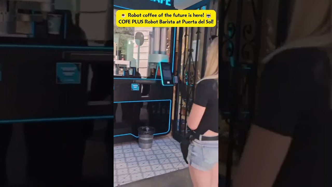 ☕ COFE+ Robot Barista delivering joy in Europe! 🌍