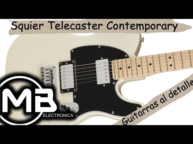 Squier Telecaster Contemporary HH Review - YouTube