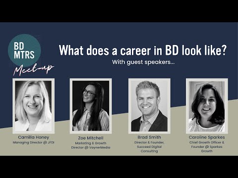 BD Matters - Meet-up // What does a career in BD look like?