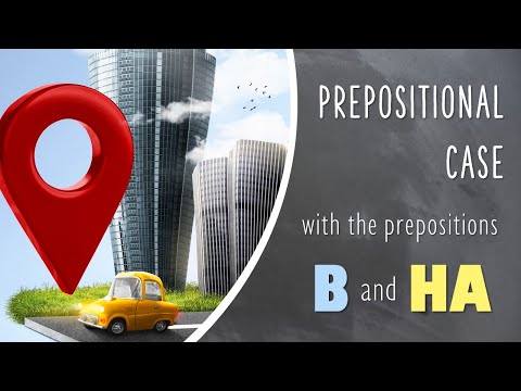 Basic Russian 1️⃣: Prepositional Case with В and НА