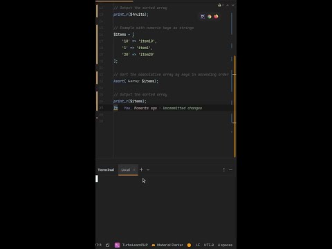 How can ksort()