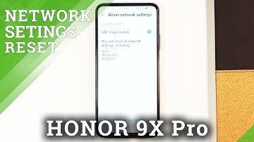 How to Reset Network Settings in HUAWEI Honor 9x Pro – Reset Wi-Fi and Bluetooth Settings