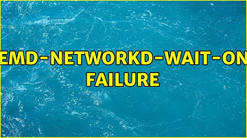 systemd-networkd-wait-online failure