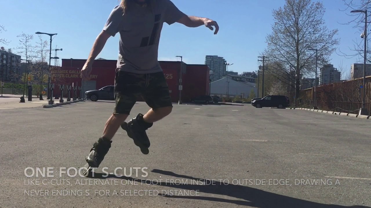 One Skate Roll to One Skate S-Cuts Progressions