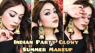 Garmiyo Me Glowy Long Lasting Makeup kaise karte || super Long Lasting makeup For party