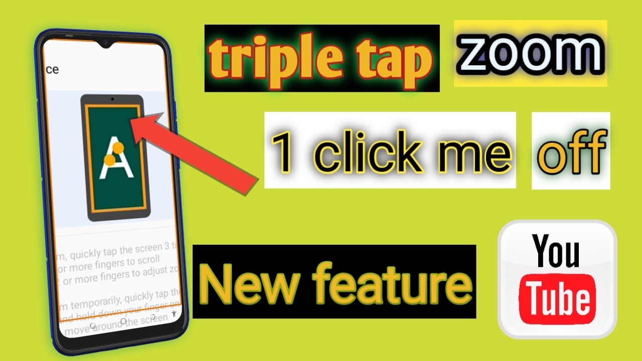 how to disable double tap zoom ।। Triple tap zoom android ।। double tap