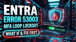 Entra Conditional Access Lockout or MFA Loop Fix Error 53003 Fast