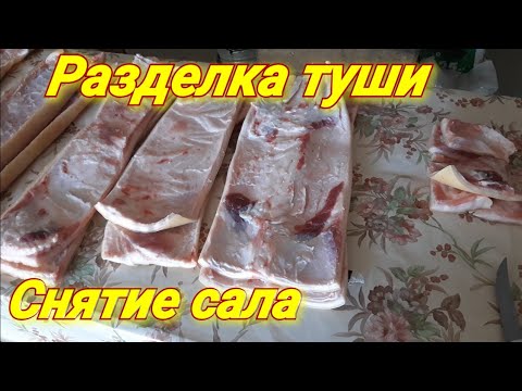 Как правильно снимать сало