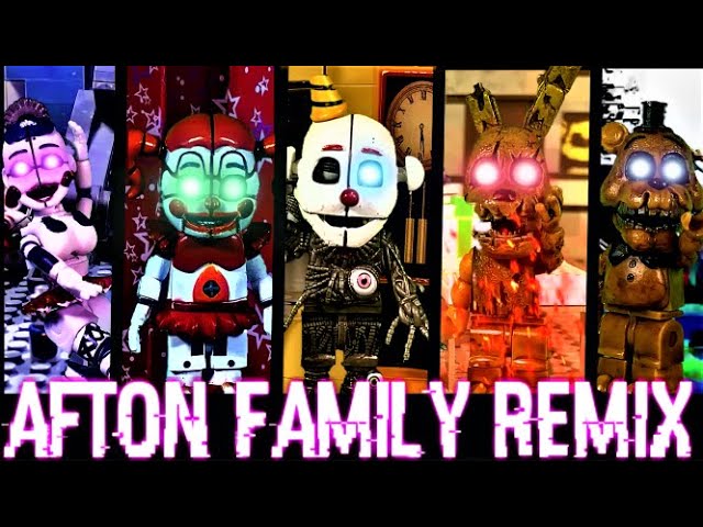 ⚠️FNaF AFTON FAMILY APAngryPiggy REMIX FULL ANIMATION | [LEGO | STOP MOTION]⚠️ class=